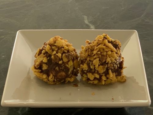 Çikolata Soslu Mısır Gevrekli Kurabiye